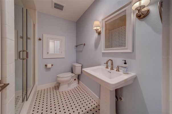 Bathroom, Glass Shower, Interior