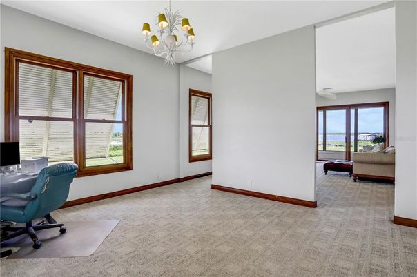 Chandelier, Home Office, Interior