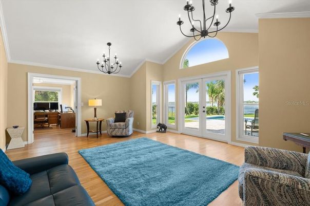 Chandelier, Interior, Piano, Wood Texture Flooring