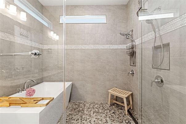 Bathroom, Glass Shower, Interior