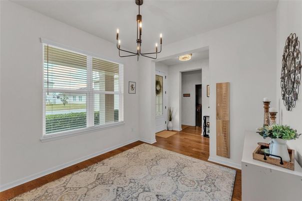 Chandelier, Interior, Wood Texture Flooring
