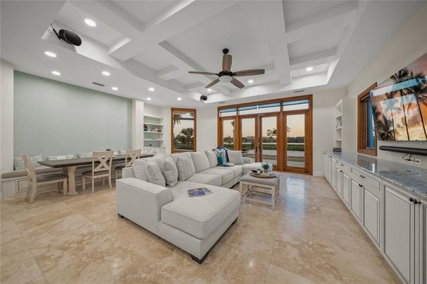 Dining room, Interior, Living room, Recessed Lighting