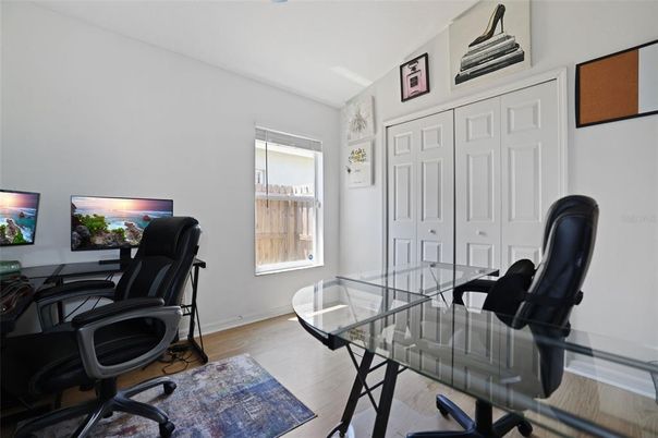 Home Office, Interior, Wood Texture Flooring