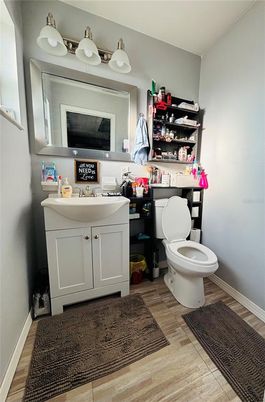 Bathroom, Interior, Wood Texture Flooring