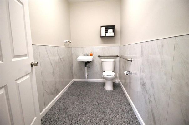 Bathroom, Glass Shower, Interior, Marble Walls
