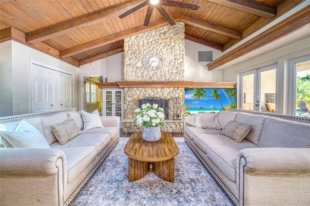 Fireplace, Interior, Living room, Stone Walls, Wooden Beams, Wooden Ceilings