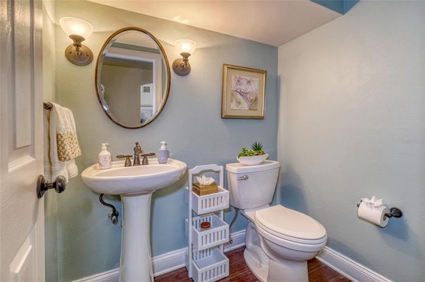 Bathroom, Interior, Wood Texture Flooring