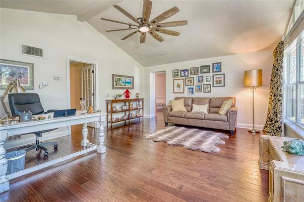 Home Office, Interior, Wood Texture Flooring