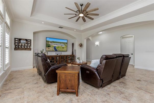 Interior, Living room, Recessed Lighting