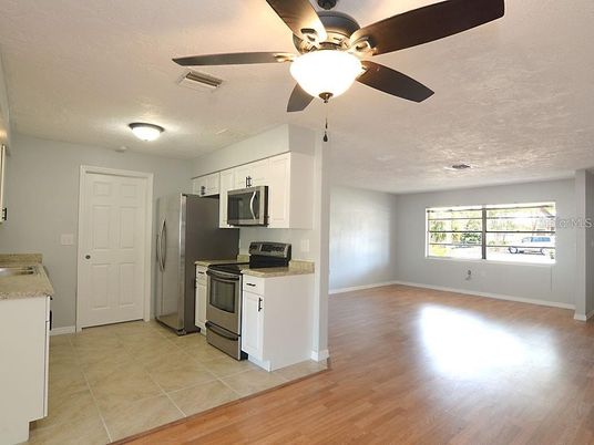 Interior, Kitchen, Wood Texture Flooring
