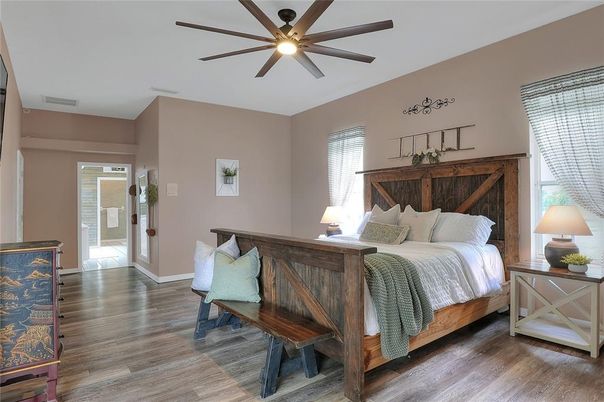 Bedroom, Interior, Wood Texture Flooring