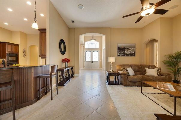 Interior, Kitchen, Living room, Pendant Lights, Recessed Lighting