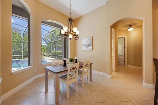 Chandelier, Dining room, Glass Ceilings, Interior, Sun Room