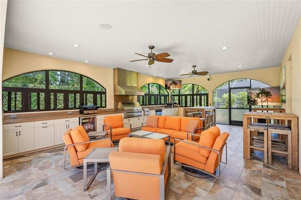Interior, Living room, Recessed Lighting