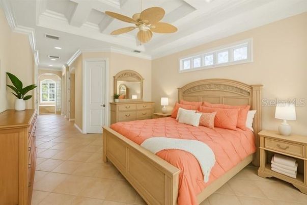 Bedroom, Interior, Recessed Lighting