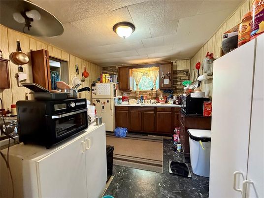 Interior, Kitchen, Wooden Walls