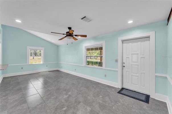 Empty room, Interior, Recessed Lighting