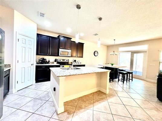 Dining room, Interior, Kitchen, Pendant Lights, Recessed Lighting