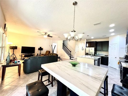 Chandelier, Dining room, Interior, Kitchen, Living room, Pendant Lights, Recessed Lighting
