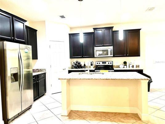 Interior, Kitchen, Pendant Lights, Stainless Steel Appliances
