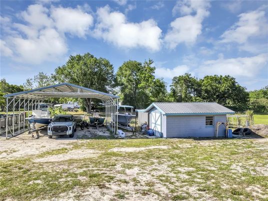 Backyard, Detached Garage, Exterior