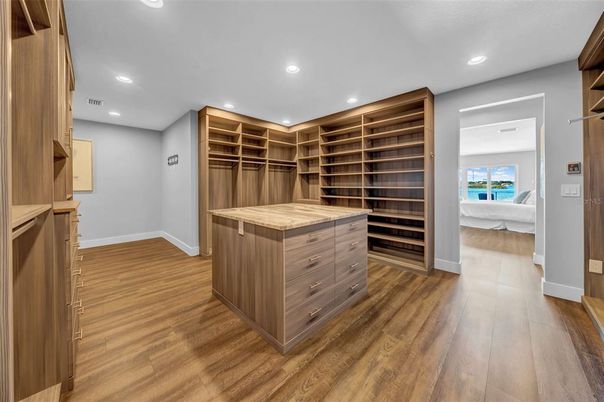Interior, Recessed Lighting, Walk-in Closets, Wood Texture Flooring