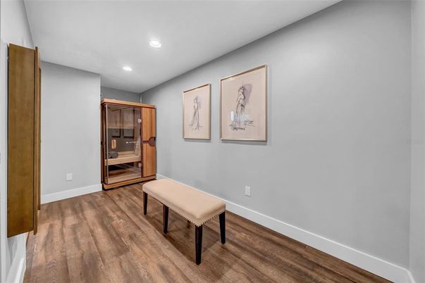 Interior, Recessed Lighting, Wood Texture Flooring