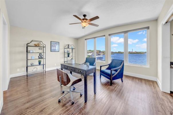 Home Office, Interior, Water, Wood Texture Flooring