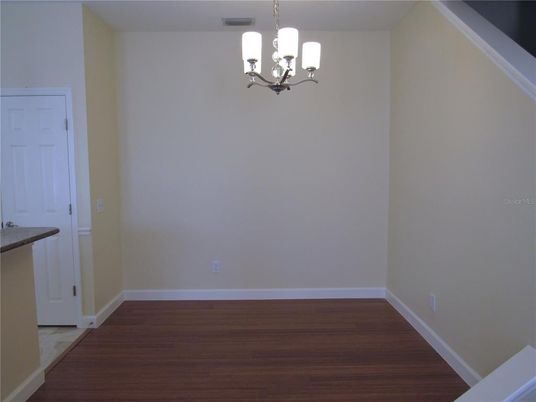 Chandelier, Empty room, Interior, Wood Texture Flooring