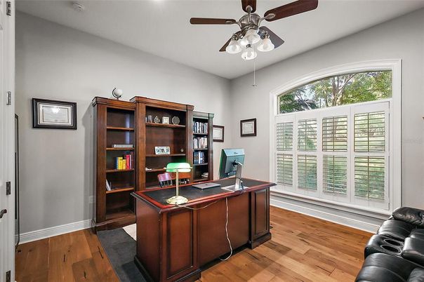 Home Office, Interior, Wood Texture Flooring