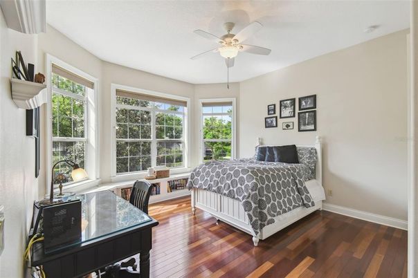 Bedroom, Home Office, Interior, Wood Texture Flooring
