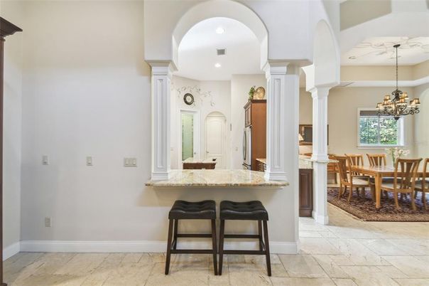 Chandelier, Dining room, Interior, Recessed Lighting