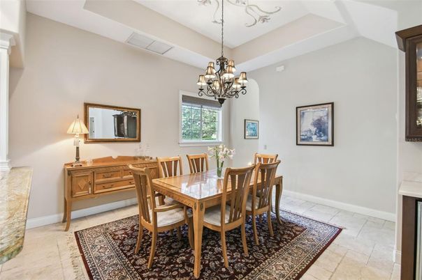 Chandelier, Dining room, Interior