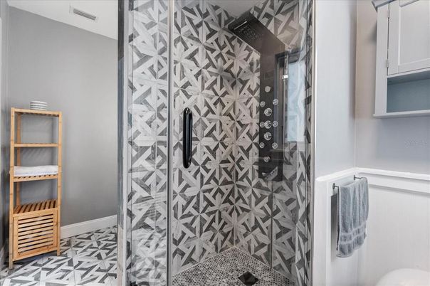 Bathroom, Glass Shower, Interior