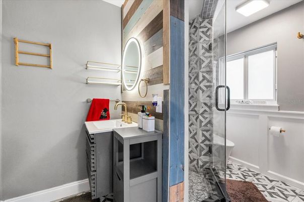 Bathroom, Glass Shower, Interior