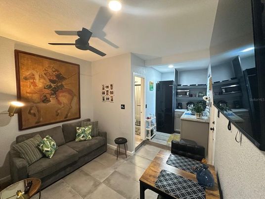 Interior, Kitchen, Living room, Recessed Lighting