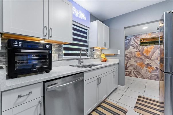 Interior, Kitchen, Recessed Lighting, Stainless Steel Appliances