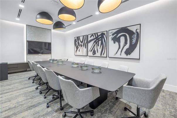 Dining room, Game Room, Interior, Recessed Lighting