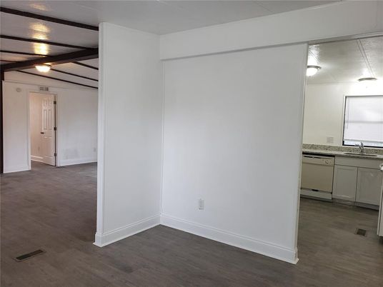 Empty room, Interior, Kitchen, Wood Texture Flooring