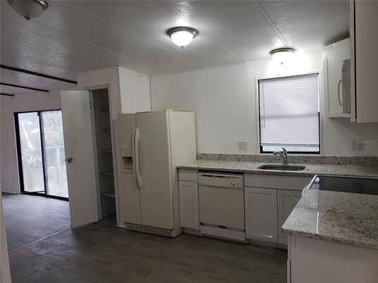 Interior, Kitchen, Wood Texture Flooring