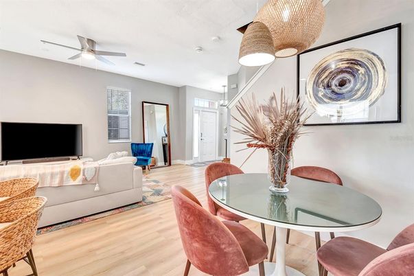 Dining room, Interior, Living room, Wood Texture Flooring