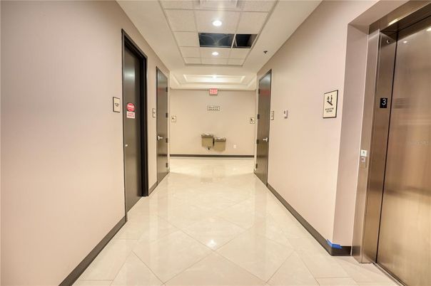 Elevator, Interior, Recessed Lighting