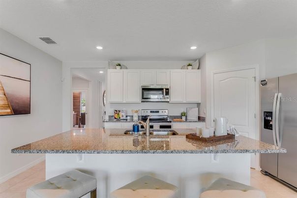 Interior, Kitchen, Recessed Lighting, Stainless Steel Appliances