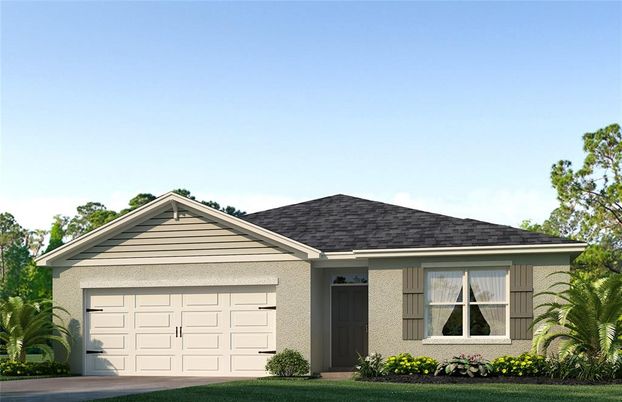 Attached, Exterior, Facade, Ranch