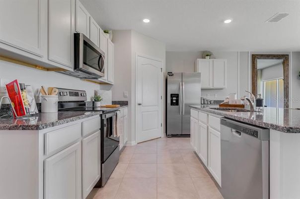 Interior, Kitchen, Recessed Lighting, Stainless Steel Appliances