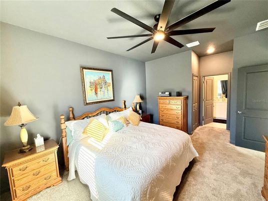 Bedroom, Interior, Recessed Lighting