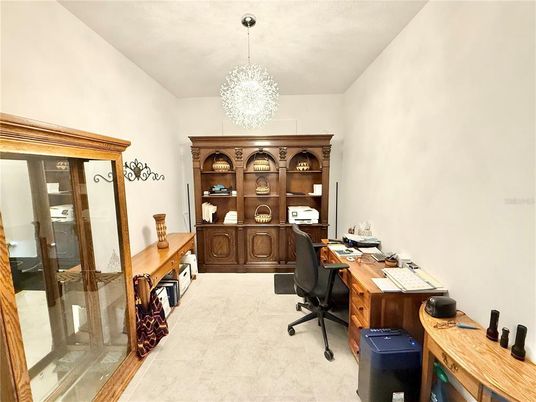 Chandelier, Home Office, Interior, Pendant Lights