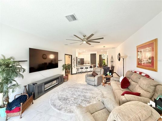 Interior, Kitchen, Living room, Recessed Lighting