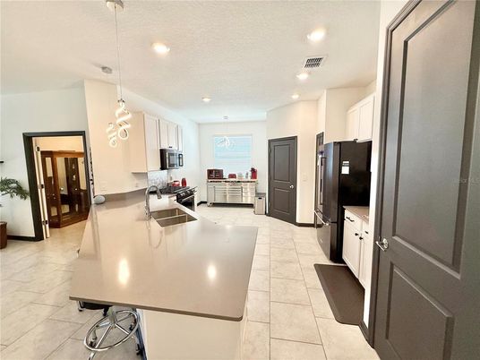 Interior, Kitchen, Pendant Lights, Recessed Lighting