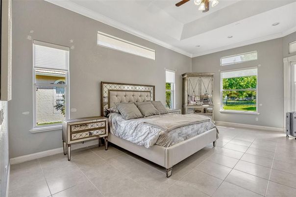 Bedroom, Interior, Recessed Lighting